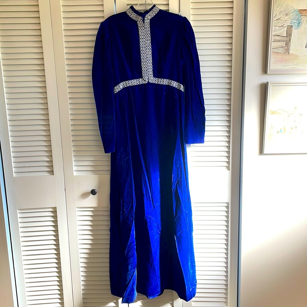 Vintage Custom true velvet Dress